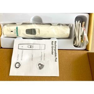 INVENHO Pet Nail Grinder Electric Paw Trimmer Clipper Small Medium Large Dogs